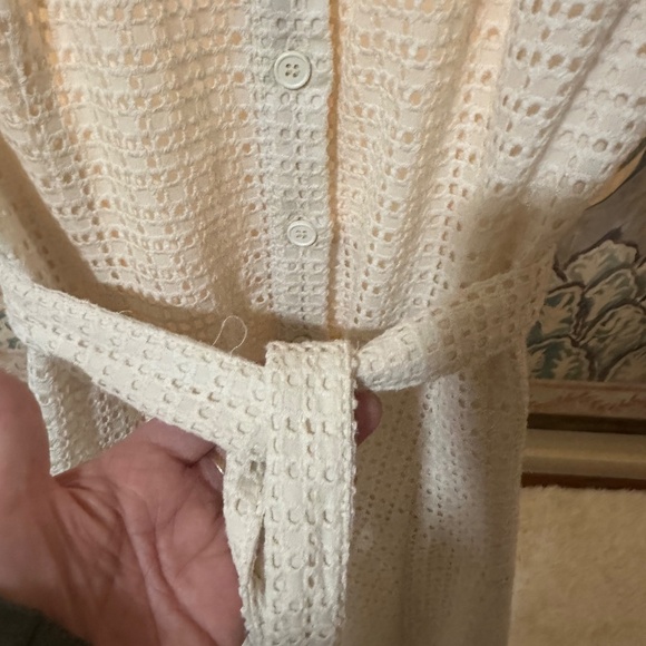 Nyland ‘Ursula’ Lace Button-Down Dress - Natural (S) NWT - Picture 5 of 8